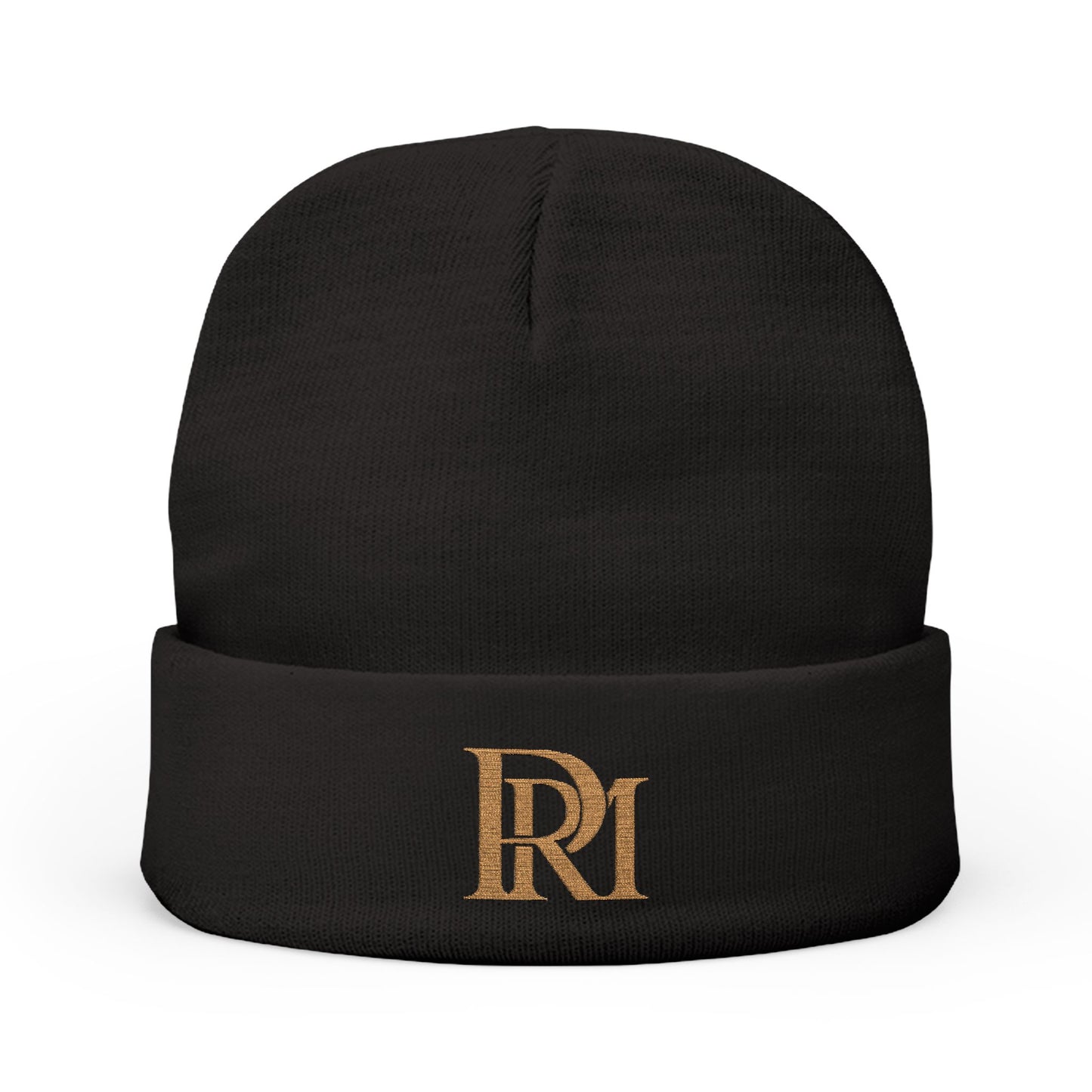 Stylish Embroidered Knit Beanie for Winter Warmth